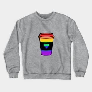 Pride Coffee Cup Crewneck Sweatshirt